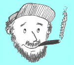 drawing of Jim Bovard